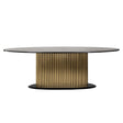 Spisebord Ironville gull ovalt 235 Richmond Interiors Spisebord