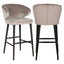 Barstol Indigo khaki-fløyel Richmond Interiors Barstol