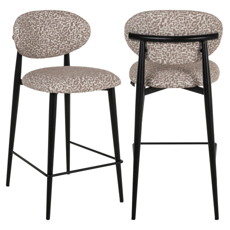 Counter stool Dantes naturlig geo brannhemmende Richmond Interiors Barstol