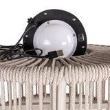 Utendørs gulvlampe Lunar lys beige Richmond Interiors Gulvlampe