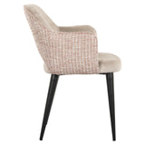 Spisestol Giovanna trendy rose / khaki fløyel Richmond Interiors Spisestol
