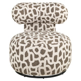 Lounge chair Kaya weave brown Richmond Interiors Lenestol