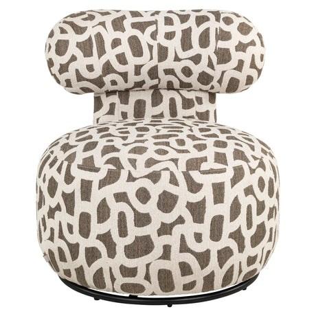 Lounge chair Kaya weave brown Richmond Interiors Lenestol