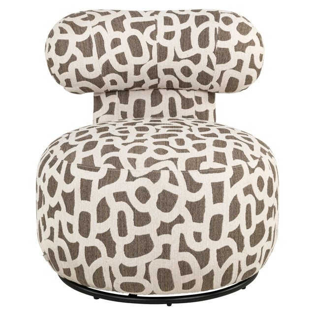 Lounge chair Kaya weave brown Richmond Interiors Lenestol