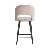 krakk Savoy i khakifarget fløyel Richmond Interiors Barstol