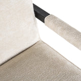 Spisestol Beck hvit chenille Richmond Interiors Spisestol