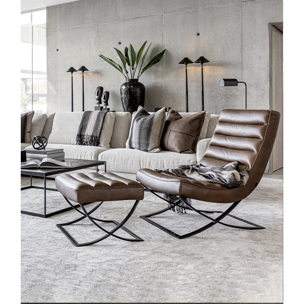 BROOKS Artwood Lenestol