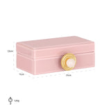 Oppbevaringsboks Jamila rosa liten Richmond Interiors Oppbevaring