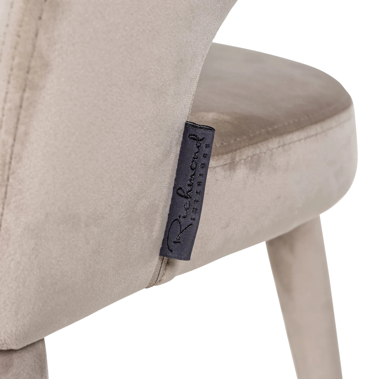 Spisestol Gia khaki fløyel brannhemmende Richmond Interiors Spisestol
