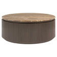 Salongbord Russo askebrun 90Ø Richmond Interiors Sofabord