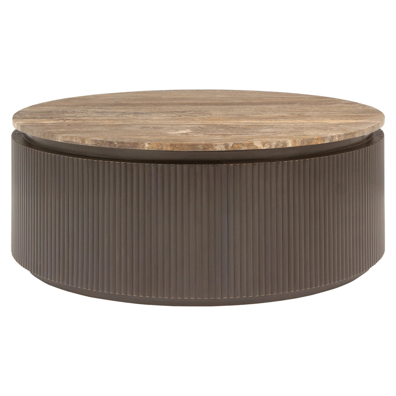 Salongbord Russo askebrun 90Ø Richmond Interiors Sofabord