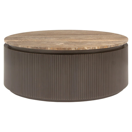 Salongbord Russo askebrun 90Ø Richmond Interiors Sofabord