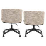 Spisestol Rochenne trendy natur svingbar på hjul Richmond Interiors Spisestol