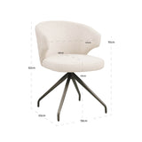 Spisestol Milly biscotti svingbar Richmond Interiors Spisestol