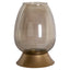 Hurricane light Aubine gull liten Richmond Interiors Lanterne og lysglass