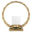 Stormlykt Merlyn gull stor Richmond Interiors Lanterne og lysglass