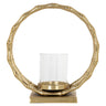 Stormlykt Merlyn gull stor Richmond Interiors Lanterne og lysglass