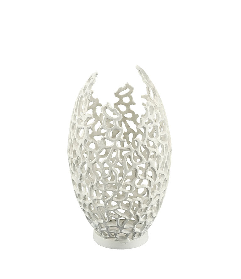 BARI Lykt 30cm Artwood Lanterne og lysglass