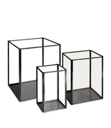 LAUSANNE 2-pakk Artwood Lanterne og lysglass