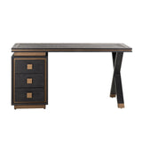 skrivebord Hunter svart rustikk Richmond Interiors Skrivebord