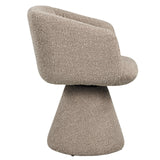 Spisestol Madeline mocca kraftig swivel Richmond Interiors Spisestol