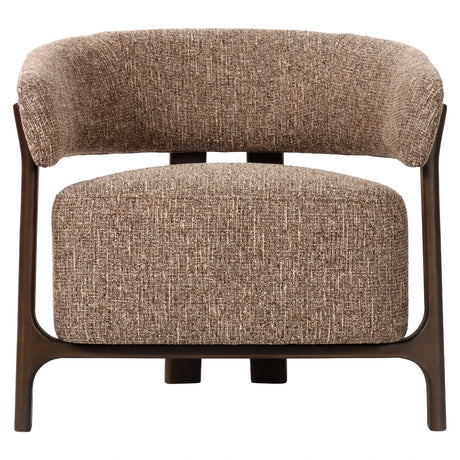 Lounge chair Dalara brun tweed Richmond Interiors Lenestol