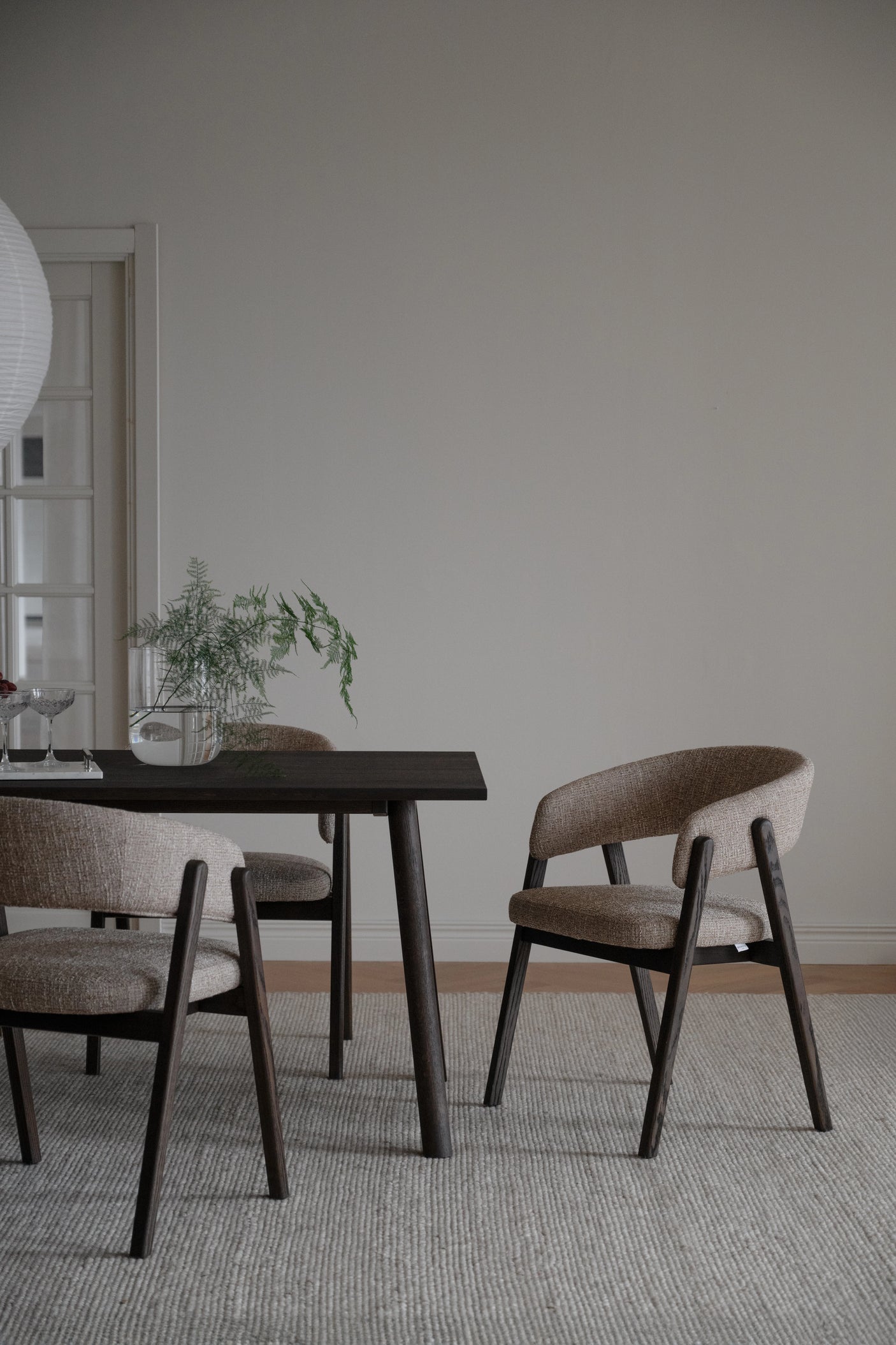 Barnaby lenestol mørk beige/brun Rowico Lenestol