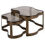 Salongbord Fairfield messing antikk Sett med 2 Richmond Interiors Sofabord