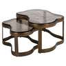 Salongbord Fairfield messing antikk Sett med 2 Richmond Interiors Sofabord