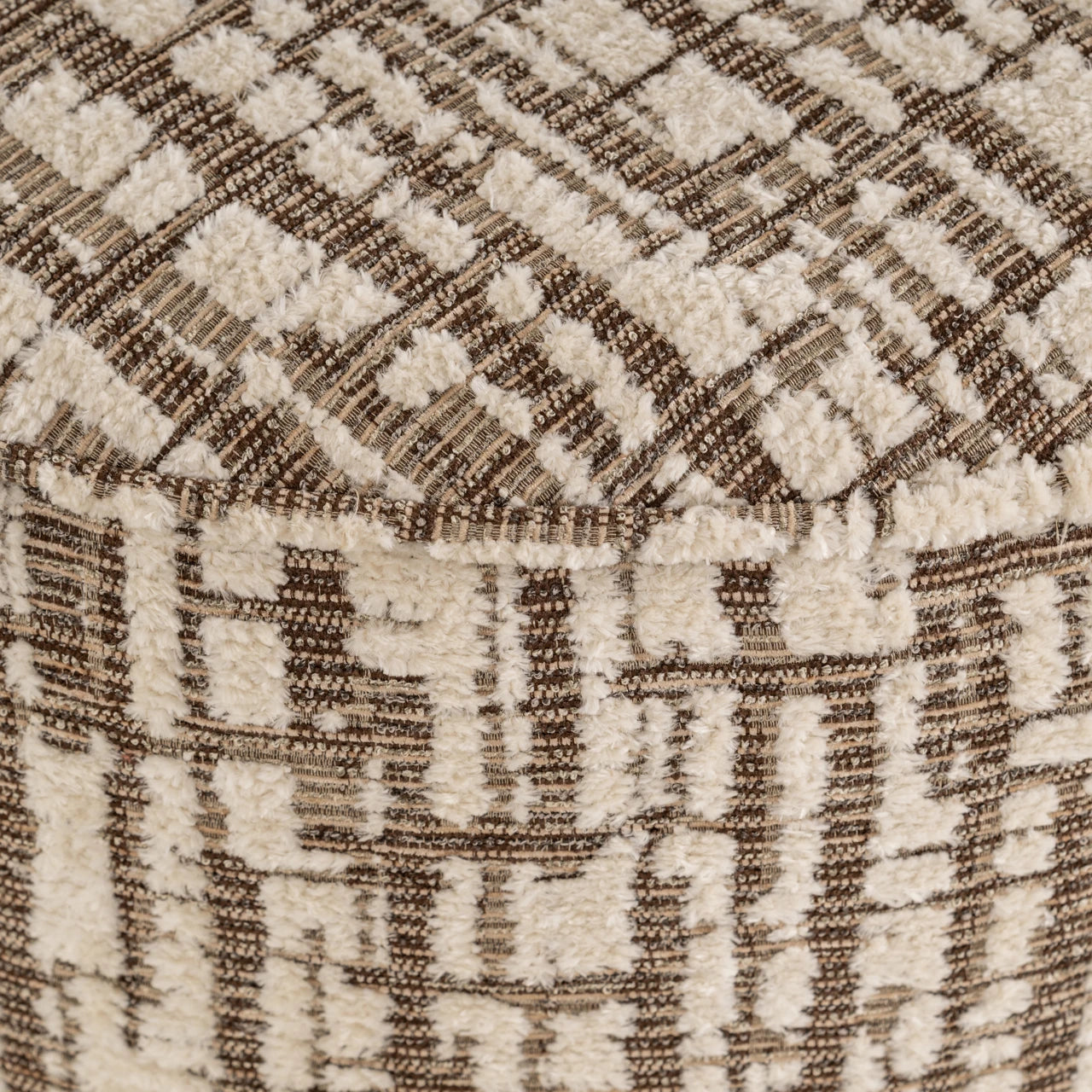 Puff & fotskammel Lexie krem 70Ø Richmond Interiors Pall