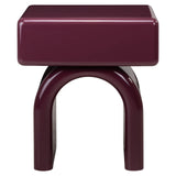 Nightstand Bennet burgunder 1-skuff Richmond Interiors Nattbord