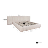 Bed Cupidon cream fancy 180x210 madrassstørrelse med oppbevaring Richmond Interiors Seng