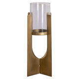 Hurricane light Dalou gull liten Richmond Interiors Lanterne og lysglass