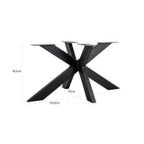 Spisebord Spider svart base Richmond Interiors Spisebord