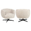 Lounge chair Estelle sand chevron swivel Richmond Interiors Lenestol