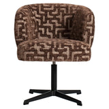 Spisestol Dinan brun labyrinth brannhemmende - svingbar Richmond Interiors Spisestol