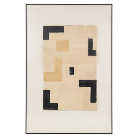 Veggkunst Vortex beige venstre Richmond Interiors Bilde
