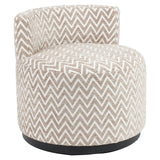 Lounge chair Franny sand chevron Richmond Interiors Lenestol