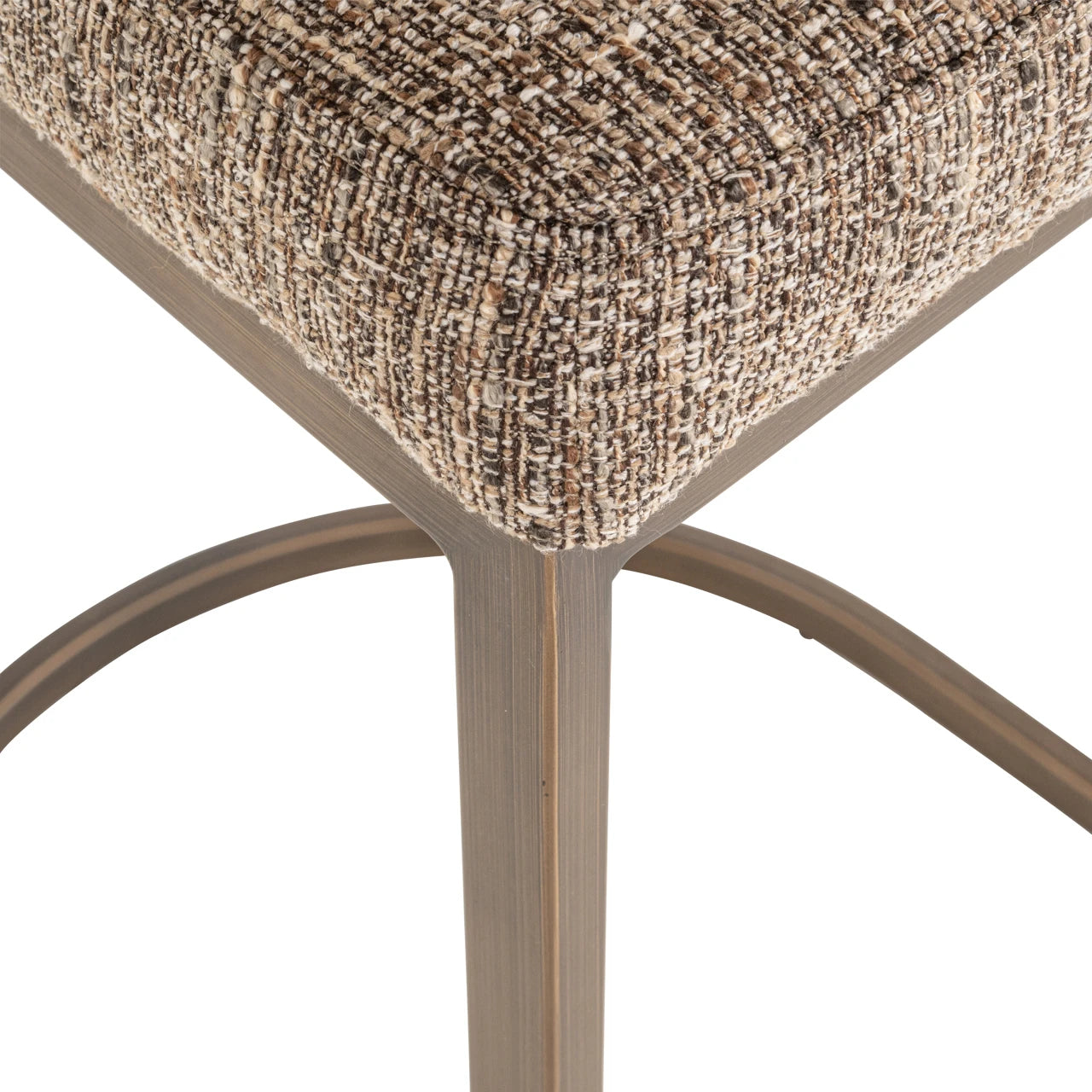 Barkrakk Bolton brun tweed Sett med 2 Richmond Interiors Barstol