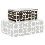 Oppbevaringsboks Vivian svart liten Richmond Interiors Oppbevaring
