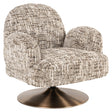 Loungestol Kagney brun omara svingbar Richmond Interiors Lenestol