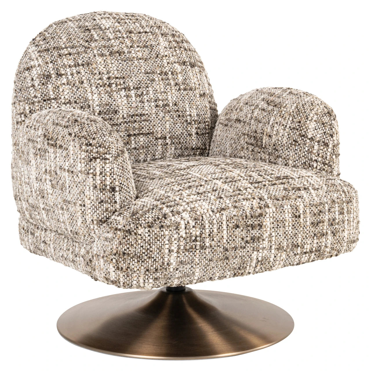 Loungestol Kagney brun omara svingbar Richmond Interiors Lenestol