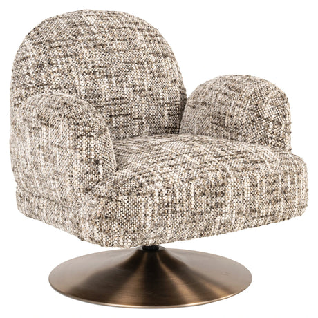 Loungestol Kagney brun omara svingbar Richmond Interiors Lenestol