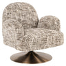 Loungestol Kagney brun omara svingbar Richmond Interiors Lenestol
