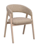 Barnaby lenestol mørk beige/whitewash Rowico Lenestol