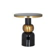 Endebord Mose svart 51Ø Richmond Interiors Sidebord