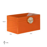 Oppbevaringsboks Lia oransje Richmond Interiors Oppbevaring