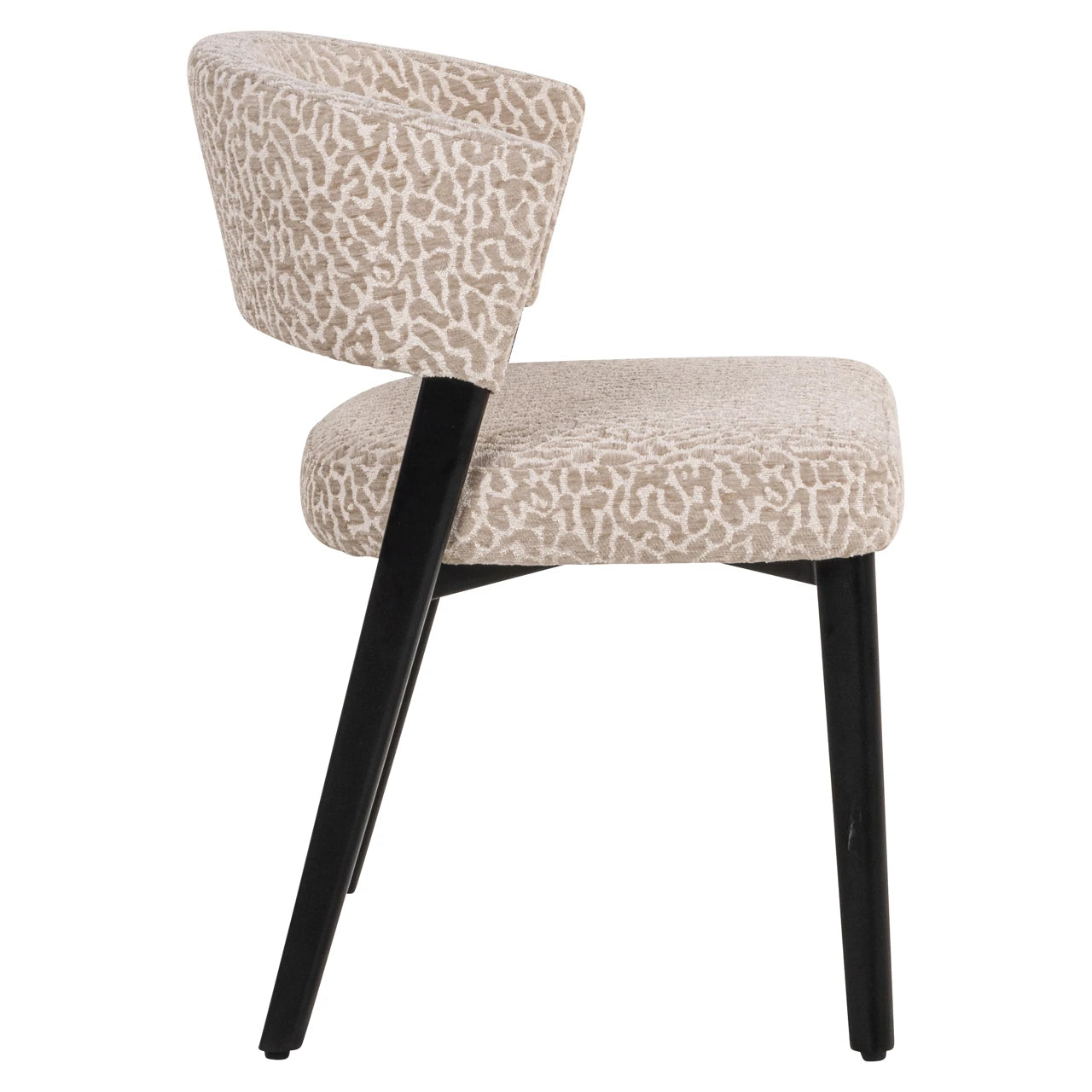Spisestol Zeno beige leopard Richmond Interiors Spisestol