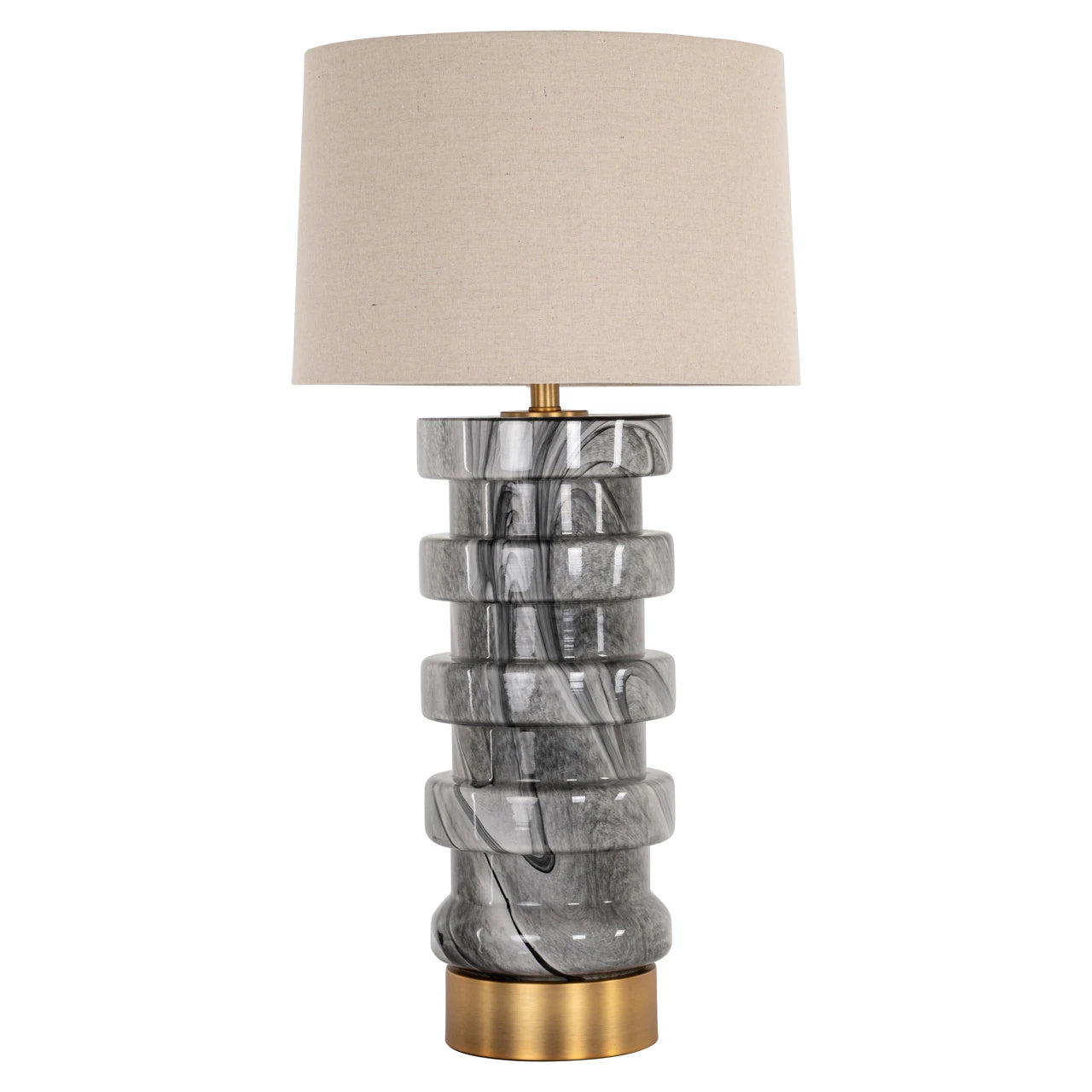 Bordlampe Jaylee svart/hvit Richmond Interiors Bordlampe