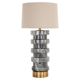 Bordlampe Jaylee svart/hvit Richmond Interiors Bordlampe